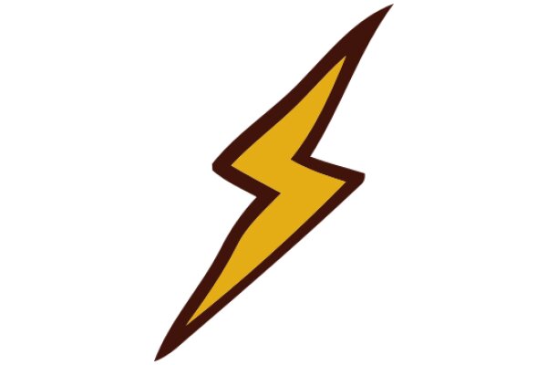 Vintage Pixel Art: A Retro-Styled Lightning Bolt