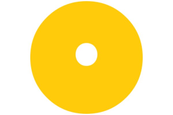 A Bright Yellow Circle: A Symbol of Simplicity and Purity