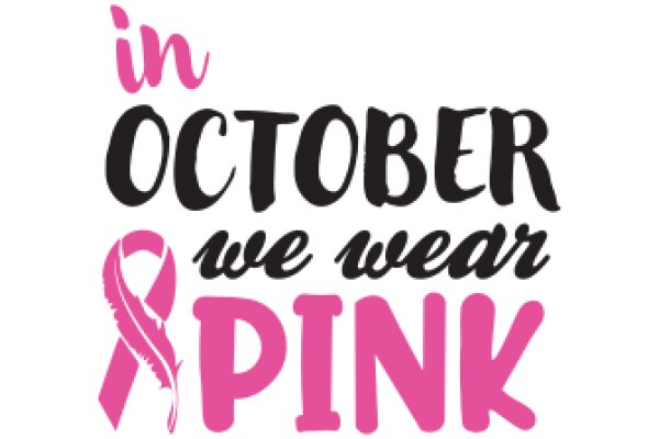 In October, We Wear Pink: Awareness Campaign for Breast Cancer