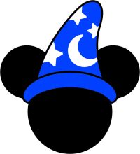 A Playful Twist on a Classic Character: Mickey Mouse with a Wizard's Hat