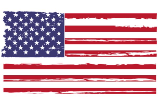 United States Flag with Distressed Texture