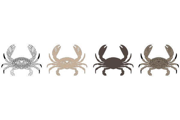 A Collection of Stylized Scorpion Designs