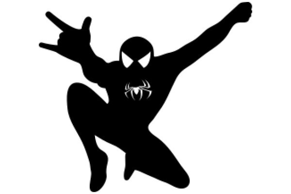 Silhouette of a Spider-Man Character