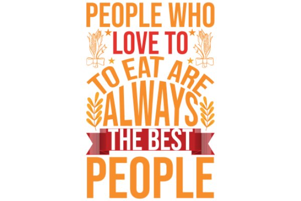 Celebrating the Joy of Food: A Quotation Poster