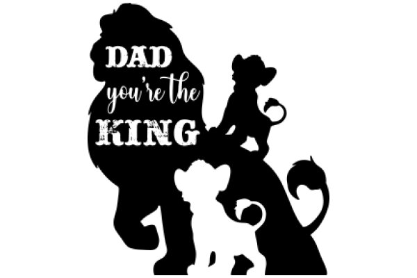 A Father's Love: A Silhouette Tribute to the King of the Jungle