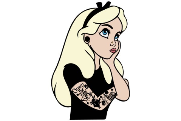 Stylish Tattoo Design: A Modern Twist on Classic Disney