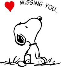 A Heartfelt Message from Snoopy: Missing You