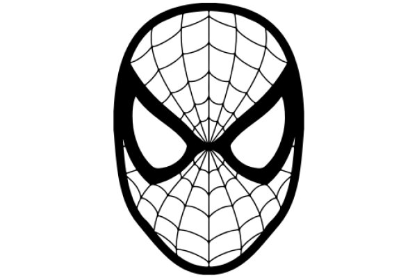 Stylized Spider-Man Mask Logo