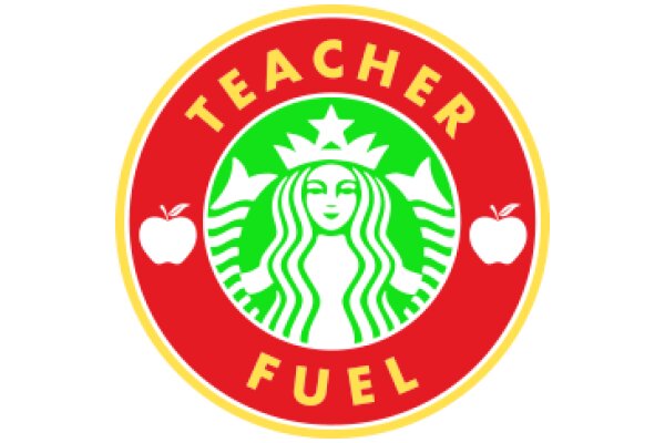 Teacher Fuel: Starbucks Logo with 'Teacher Fuel' Text