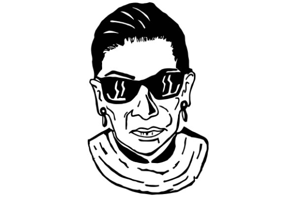 Stylish Portrait of a Woman in Sunglasses