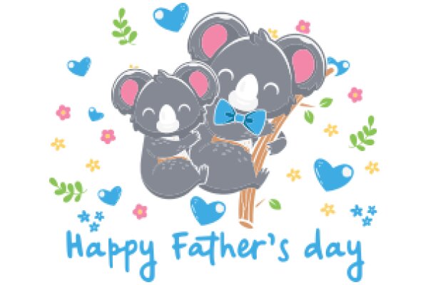 Celebrating Father's Day with a Cute Koala Bear and a Heartfelt Message