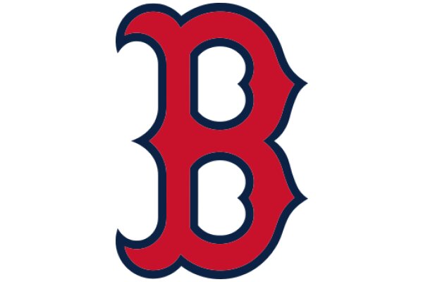 Vibrant Red and Blue Boston Red Sox Logo