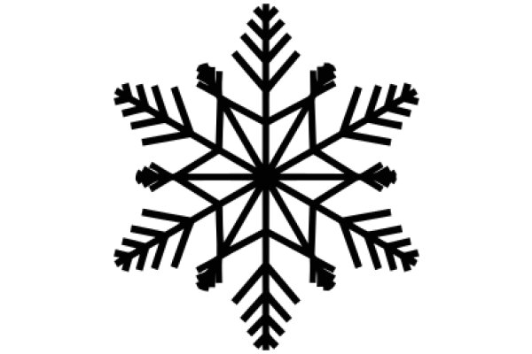 Simplicity in Design: A Snowflake