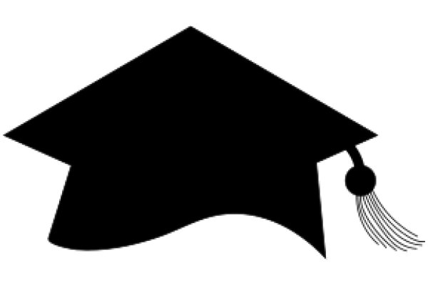 A Silhouette of a Graduation Cap and Tassel