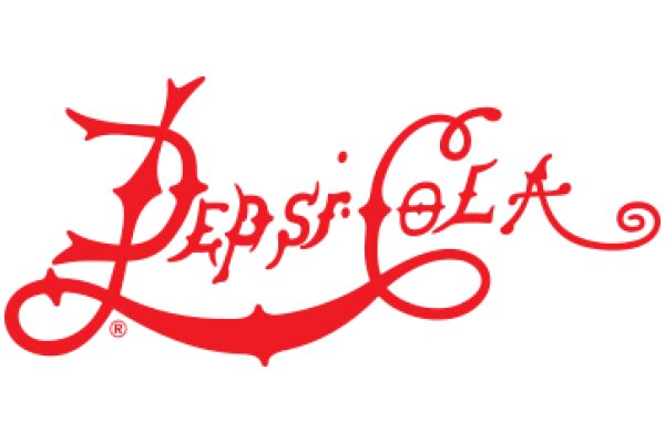 Vintage Red and White Pepsi Logo