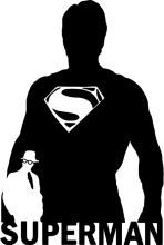 Superman and the Man in the Suit: A Silhouette Story