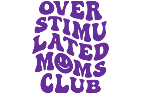 Overstimulated Moms Club: A Purple Emblem of Modern Parenting