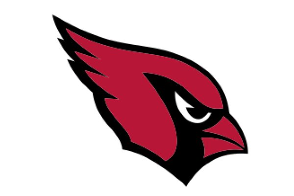 Vivid Red and Black Cardinal Logo