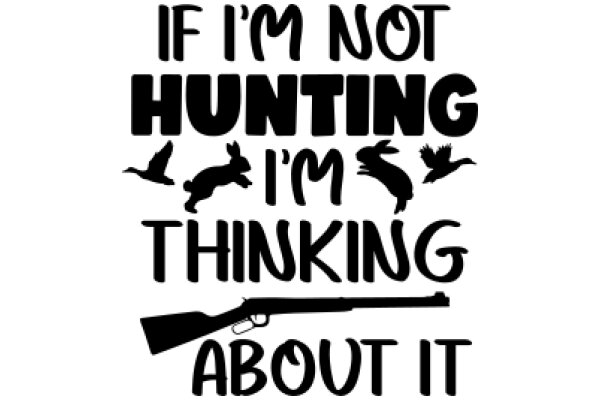 Humorous Sign: A Playful Take on Hunting