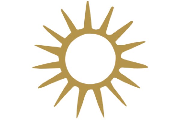 Simplistic Sunburst Design: A Minimalist Approach to Solar Imagery