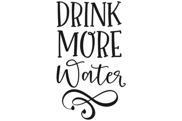 Drink More Water: A Simple, Elegant Reminder