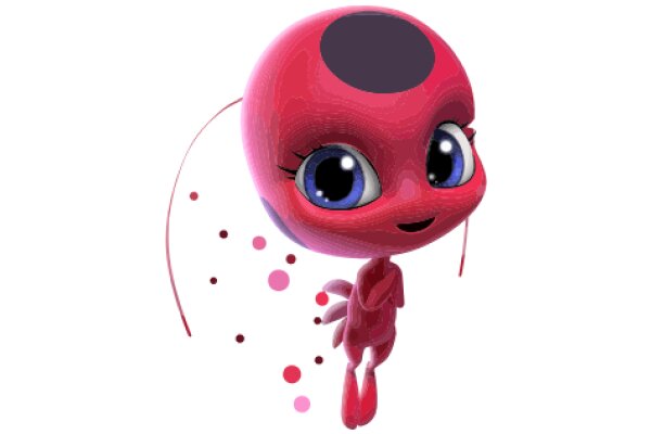 Vivid Visions: A 3D Rendering of a Cartoon Character