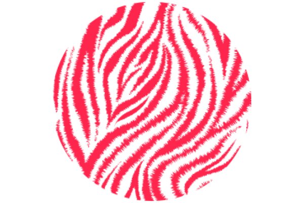 Vivid Zebra Pattern: A Symphony of Red and White