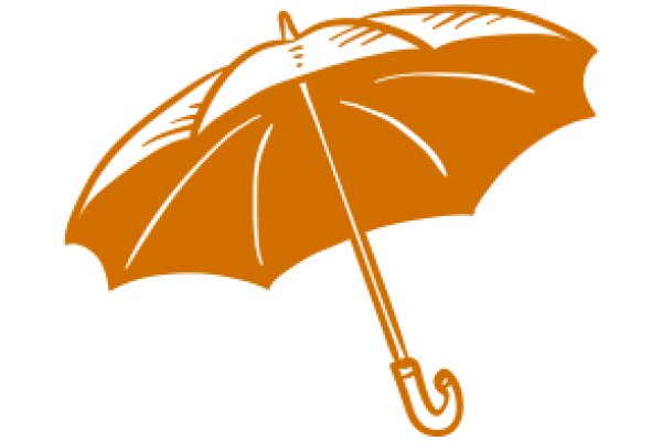 A Simple, Orange Umbrella