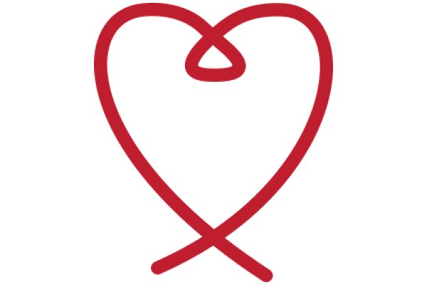 Simplistic Red Heart Logo