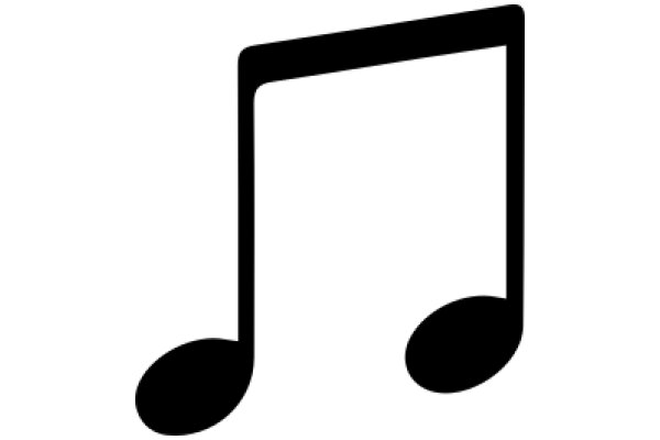 Simplistic Icon of a Musical Note