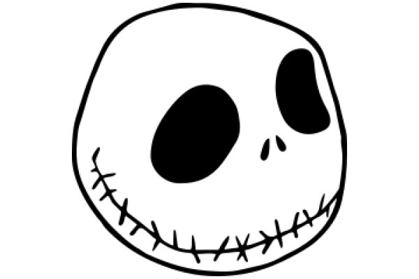 Simplistic Drawing of a Smiling Jack-o-Lantern