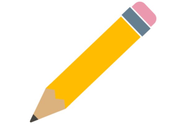 A Vibrant Yellow Pencil with a Pink Eraser