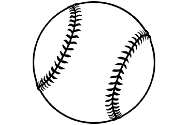 A Classic Illustration of a Baseball