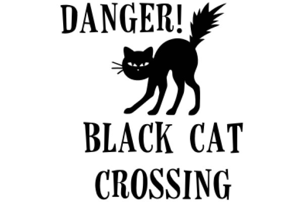 Danger! Black Cat Crossing