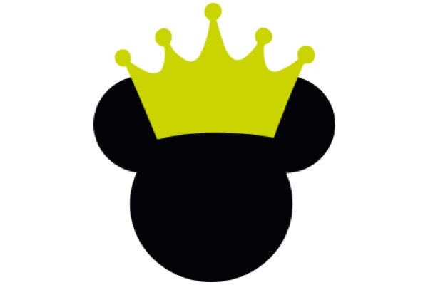 A Simplified Logo of a Crown and Mickey Mouse Ear