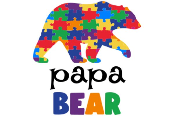 Papa Bear: A Vibrant Puzzle for Children