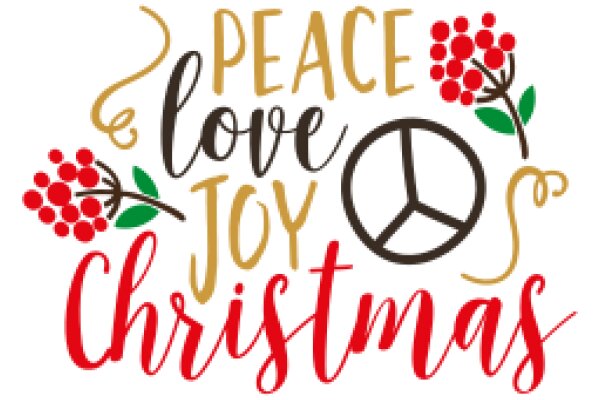 Peace, Love, and Joy: A Festive Christmas Greeting