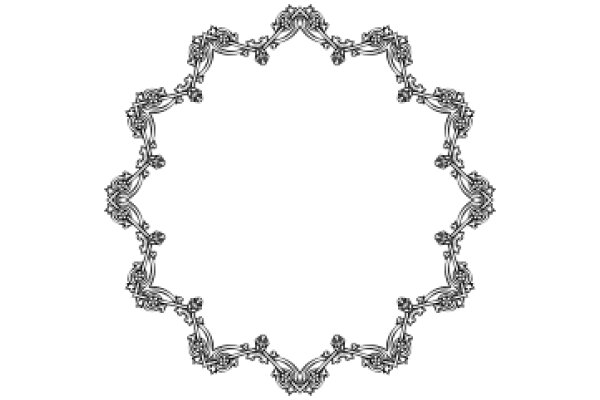 Elegant Silver Floral Wreath: A Timeless Decorative Piece