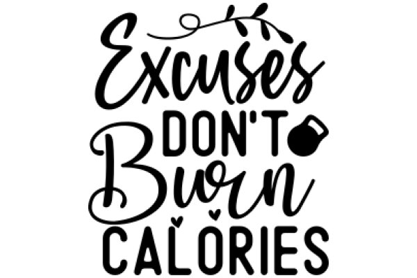 Excuses, Don't Burn Calories: A Playful Guide to Healthy Eating