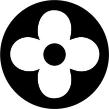 Simplicity in Design: A Black and White Flower Logo