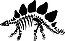 Silhouette of a Dinosaur: A Classic Symbol of Prehistoric Life