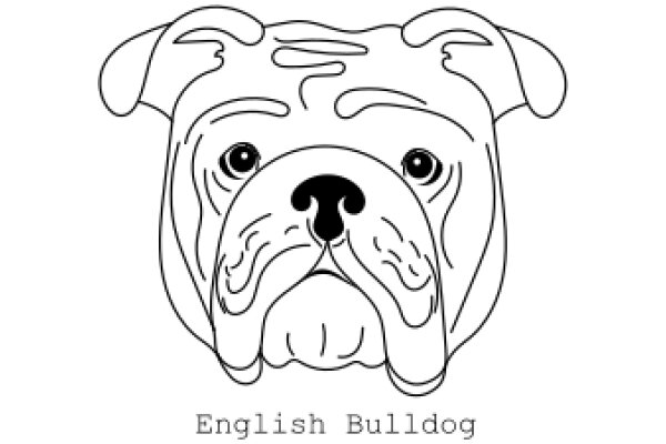 English Bulldog: A Illustration