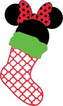 A Festive Christmas Gift: A Minnie Mouse Stocking with a Playful Twist!