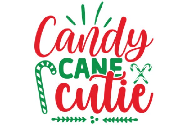 Candy Cane Cute: Festive Holiday Greeting