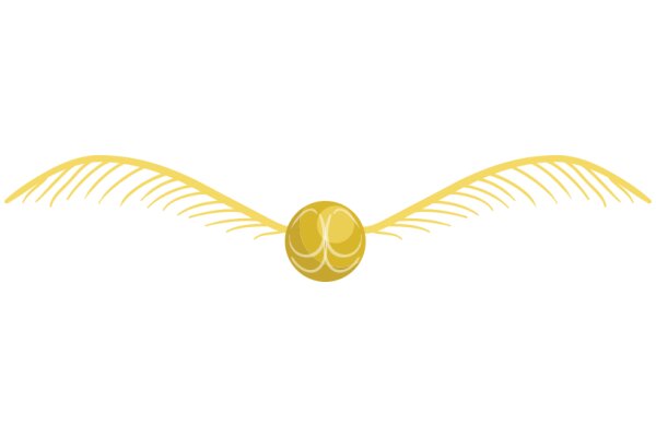 Stylized Yellow Feather Logo