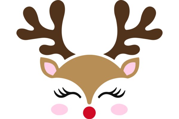 A Festive Reindeer Emoji: A Holiday-Themed Symbol for Christmas Celebrations