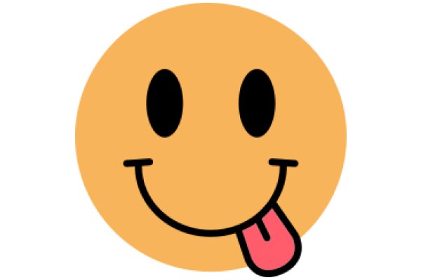 Emotional Expression in Graphic Design: A Smiling Tongue Emoji