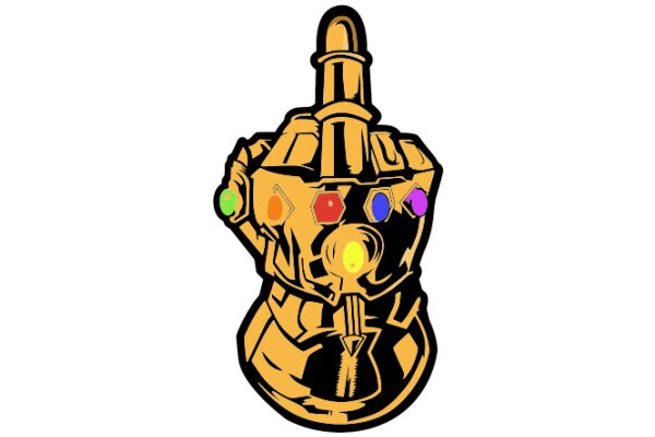 Vintage Marvel Comics Infinity Gauntlet Illustration