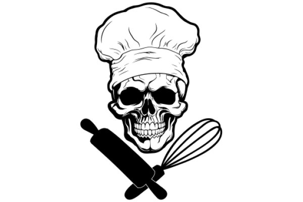 Chef's Skull with Rolling Pin: A Culinary Mystery