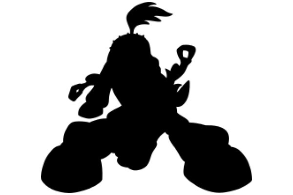 Silhouette of a Cartoon Character